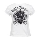 Queen Kerosin loose-shirt QK Heart offwhite