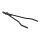 Cycle Visions Daggertude stick sissy bar 30", black