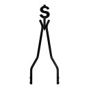 Cycle Visions Moneytube sissy bar 18", black