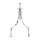 Cycle Visions Daggertude stick sissy bar 18", chrome
