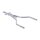 Cycle Visions Daggertude stick sissy bar 18", chrome