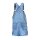 Dickies Hopewell denim bib dress light bleach