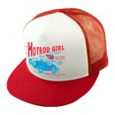 Lucky 13 Hot Rod Girl snapback trucket cap red/white