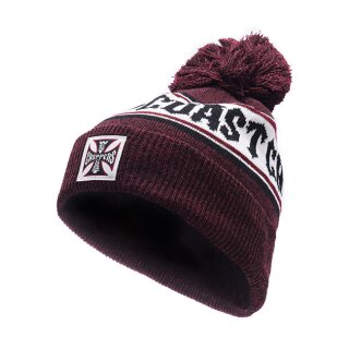 WCC Hockey beanie red/black/white
