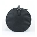 Longride roll bag waxed cotton wide, black