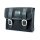 Longride, Mini waxed cotton saddlebag. Black