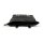 Longride, Old Chopper waxed cotton saddlebag. Black