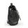 Longride, Old Chopper waxed cotton saddlebag. Black