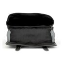 Longride, Classic waxed cotton saddlebag. Black