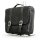 Longride, Classic waxed cotton saddlebag. Black