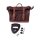 Longride, click-on Old Chopper saddlebag waxed cotton. Brown
