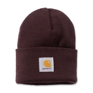 Carhartt Rib knit beanie Watch Deep wine