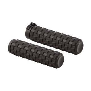 Motorrad Griffe ARLEN NESS Air Trax schwarz für Harley Sportster Dyna Softail 1"