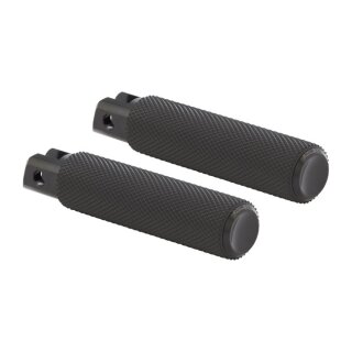 Arlen Ness Knurled Fahrer Fußrasten Set schwarz für Softail 18-24
