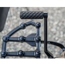 Arlen Ness Air Trax Schaltraste schwarz für Harley Davidson Modelle