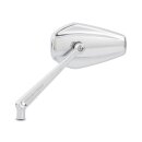 Arlen Ness Mini Stocker billet mirror left chrome