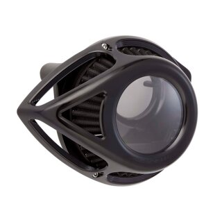 Arlen Ness, Clear Tear air cleaner assembly. Black