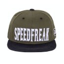 King Kerosin flat brim cap Speedfreak 3D green/black