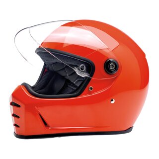 BILTWELL LANE SPLITTER ECE DOT Helm orange hazard
