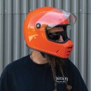 BILTWELL LANE SPLITTER ECE DOT Helm orange hazard