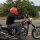 BILTWELL LANE SPLITTER ECE DOT Helm orange hazard