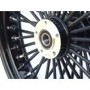 Black/Black King Spoke Wheel 18X3.5" front for Harley