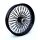 Black/Black King Spoke Wheel 18X3.5" front for Harley