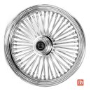 Radial 48 fat spoke front wheel 3.50 x 16 SF chrome