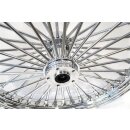 Radial 48 fat spoke front wheel 3.50 x 16 SF chrome