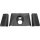 FORK TINS FLST RIB BLK 3PC