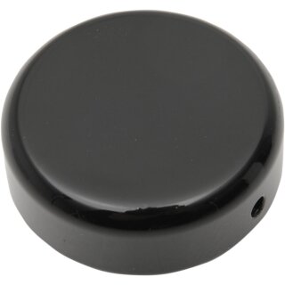 Lenkkopf Bolzen Abdeckung schwarz für Harley Modelle mit 39mm Gabel