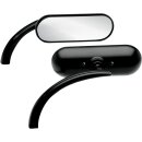 MIRROR OVAL MICRO BLK L