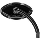 MIRROR BVLD CAT RT BLK SH