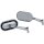 MIRROR HEAVY IND CHR/BLK