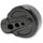 MIRROR BAR END 2TEC BLK