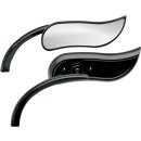 MIRROR UPSWEPT BLK LEFT