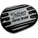 COVER F M/C XL RACE BLK
