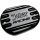 COVER F M/C XL RACE BLK