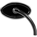 MIRROR CRVS CAT LF BLK SH