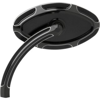MIRROR BVLD CAT LF BLK SH