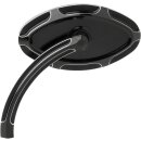 MIRROR BVLD CAT LF BLK SH