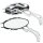 MIRROR OVL FLM BLK/CHR