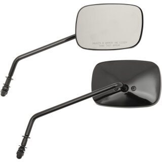 MIRRORS RECT BLK LONG