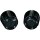 WEIGHTS GRIP ENDS BLACK