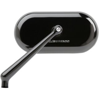 MIRROR OVAL LH BLK