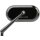 MIRROR OVAL LH BLK