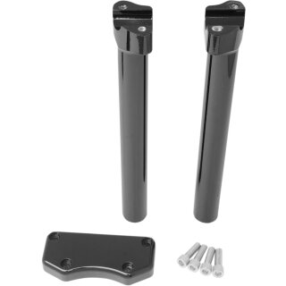 RISER BUFF W/CLAMP 12 BK