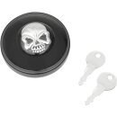 CAP VNT W/LOCK SKL BLK