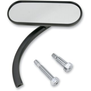 MIRROR OVAL MICRO BLK R