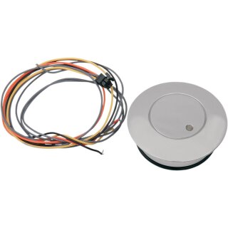 CAP GAS LH W/LED POP UP